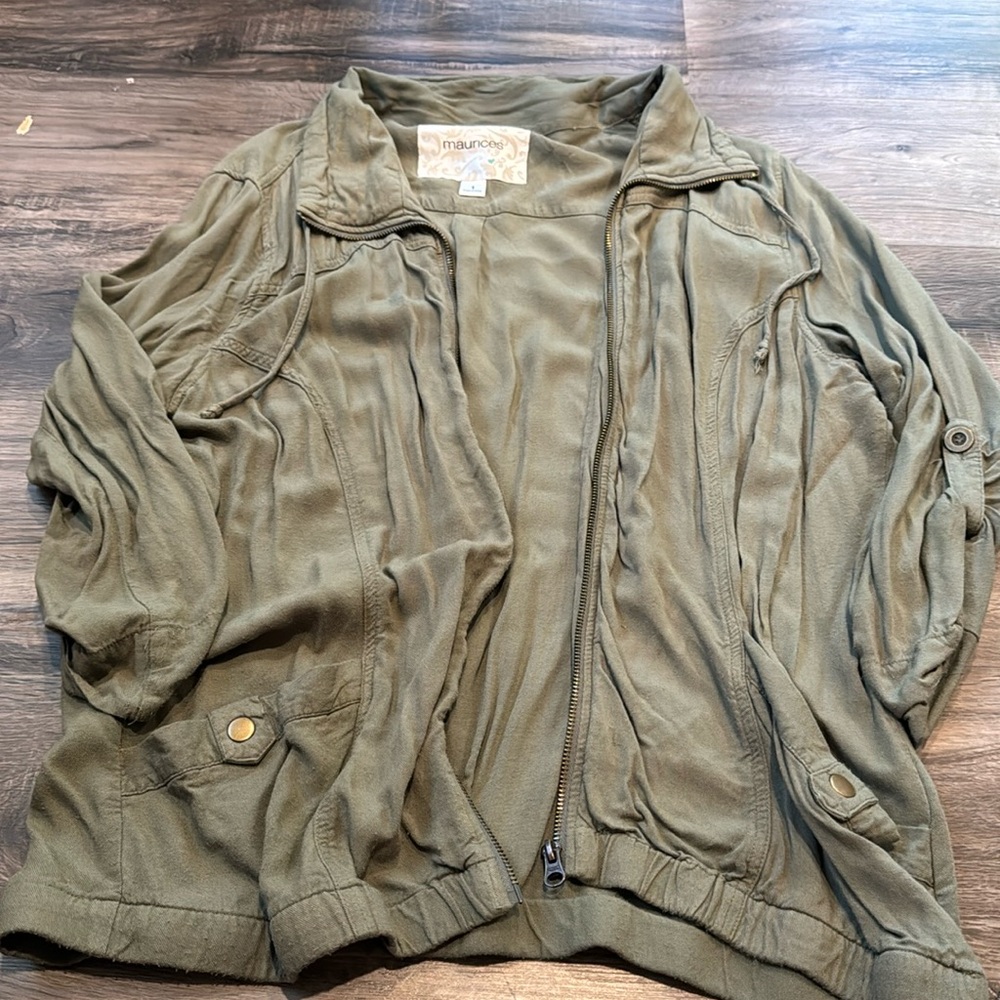 Army green jacket